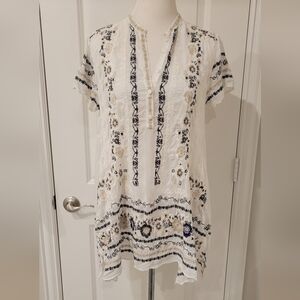 Johnny Was Floral Embroidered Blouse. Sz. Medium